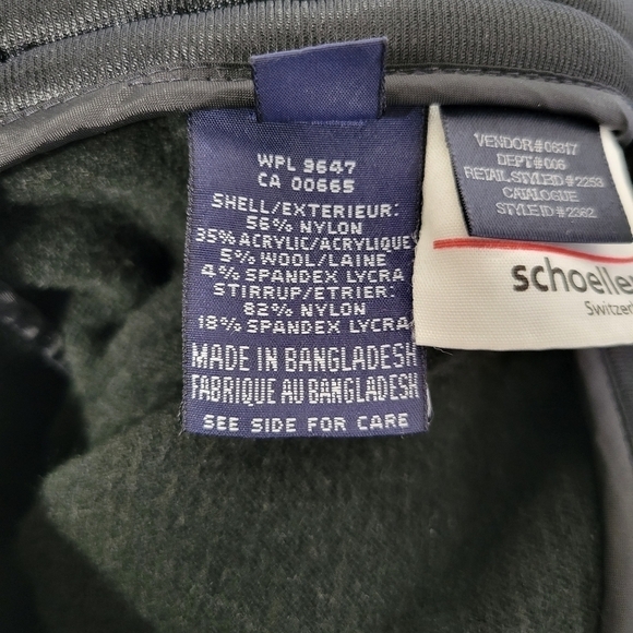 Eddie Bauer Ebtek Schoeller Black Stretch Snow Ski Stirrup Pants Size 12 - Picture 9 of 11